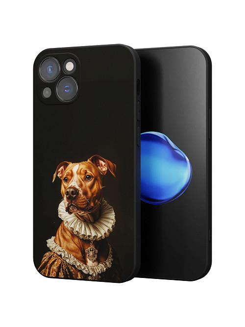 Силиконовый чехол для Apple iPhone 13 "Собака аристократ"