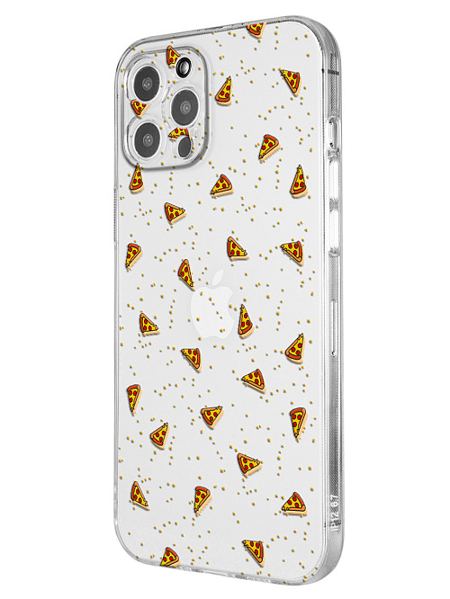 Силиконовый чехол для Apple iPhone 12 Pro Max Пицца