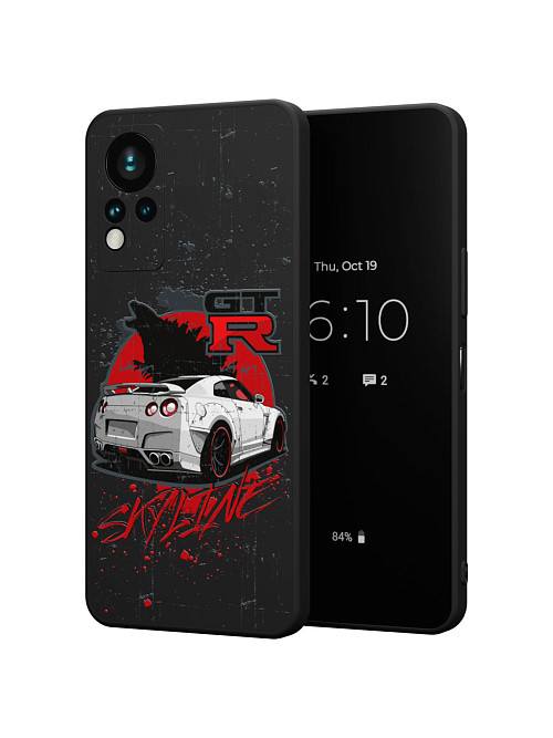 Силиконовый чехол для Infinix Hot 12 G88 "Nissan SKYLINE GTR"