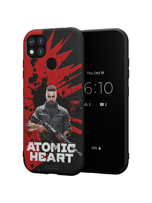 Силиконовый чехол для Xiaomi Redmi 9C "Atomic Heart: Майор Нечаев"