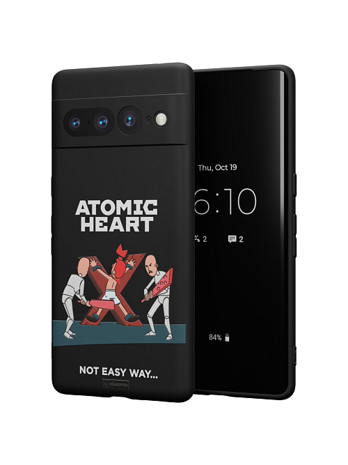 Силиконовый чехол для Google Pixel 7 Pro "Atomic Heart: Not Easy Way"