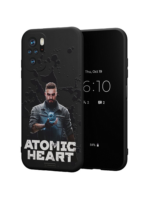 Силиконовый чехол для Xiaomi Redmi Note 10S "Atomic Heart: Товарищ Нечаев"