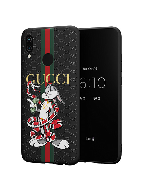 Силиконовый чехол для Huawei P Smart (2019) "NOVEL: Багз Банни Gucci"