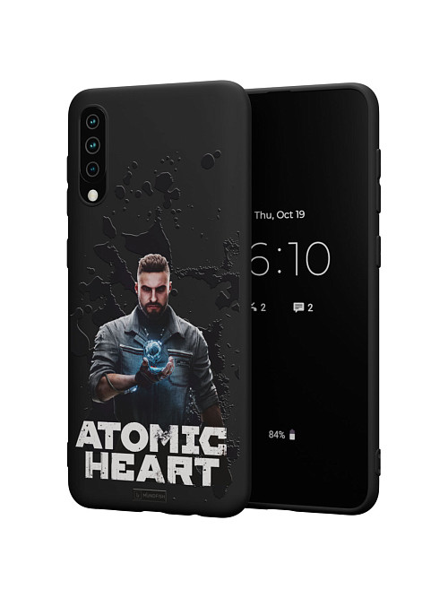 Силиконовый чехол для Samsung A30s "Atomic Heart: Товарищ Нечаев"