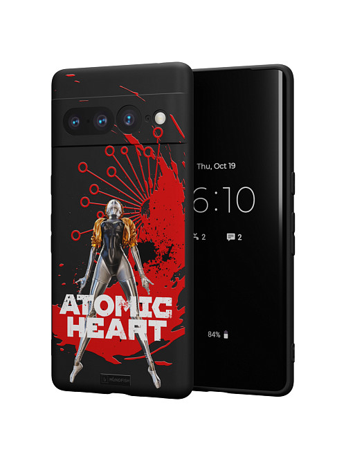 Силиконовый чехол для Google Pixel 7 Pro "Atomic Heart: Правая близняшка"