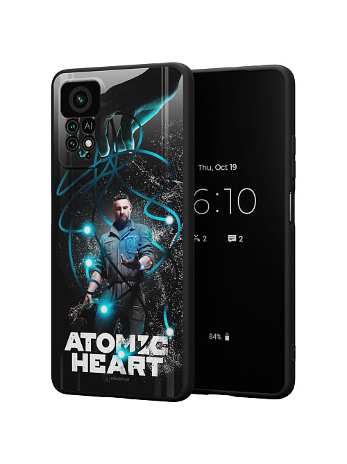 Силиконовый чехол для Xiaomi Redmi Note 12 Pro (4G) "Atomic Heart: ХРАЗ"