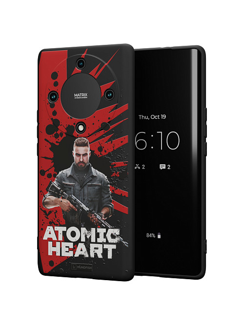 Силиконовый чехол для Honor X9a "Atomic Heart: Майор Нечаев"