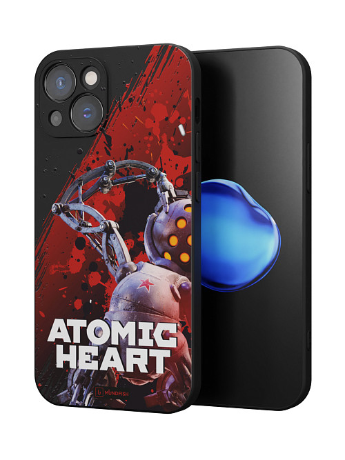 Силиконовый чехол для Apple iPhone 15 Plus "Atomic Heart: Беляш (МА-9)"