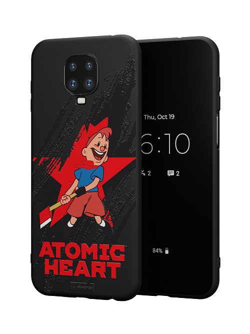 Силиконовый чехол для Xiaomi Redmi Note 9S "Atomic Heart: Пионер"