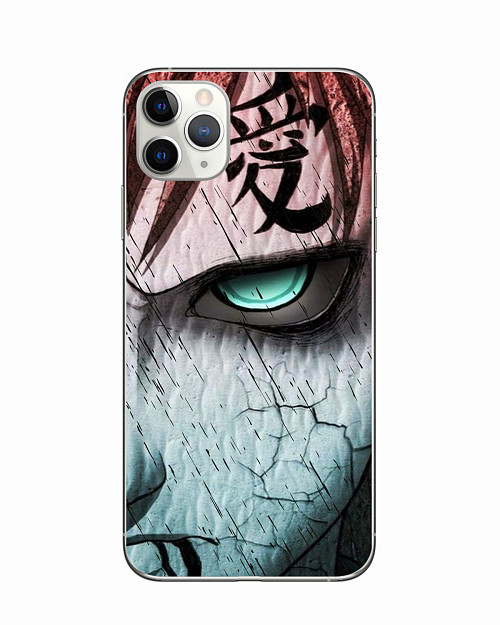 Силиконовый чехол для Apple iPhone 11 Pro Max "Naruto Shippuden - Gaara grimm face"