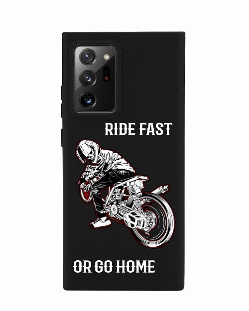 Силиконовый чехол для Samsung Galaxy Note 20 Ultra (5G) Ride fast or go home