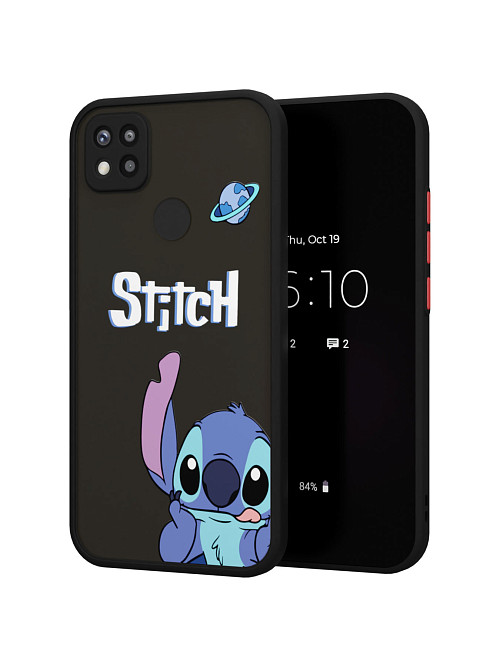 Противоударный чехол для Xiaomi Redmi 9C "NOVEL: Stitch planet"