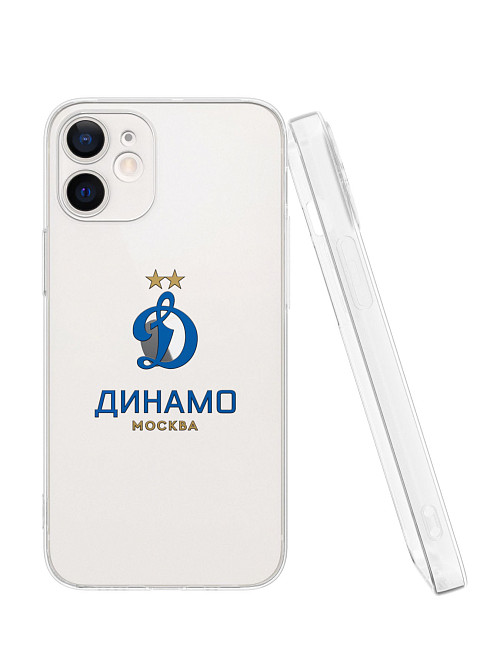 Силиконовый чехол для Apple iPhone 12 mini "Динамо: Логотип клуба"
