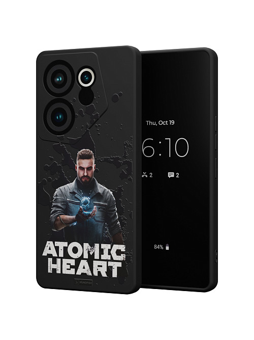 Силиконовый чехол для Tecno Camon 20 premier "Atomic Heart: Товарищ Нечаев"