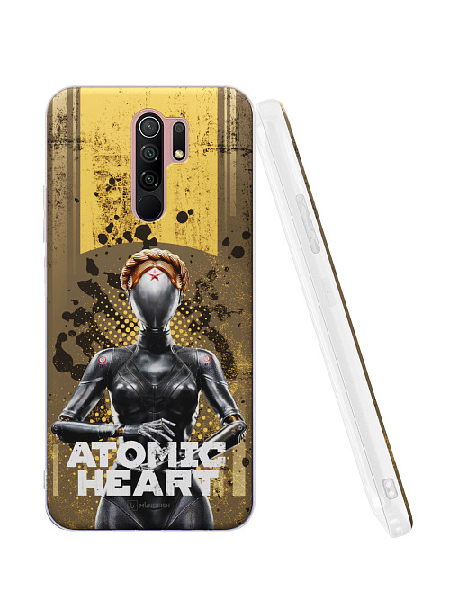 Силиконовый чехол для Xiaomi Redmi 9 "Atomic Heart: Левая близняшка"