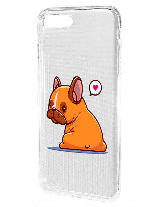 Силиконовый чехол для Apple iPhone 8 Plus "Мечта собаки"