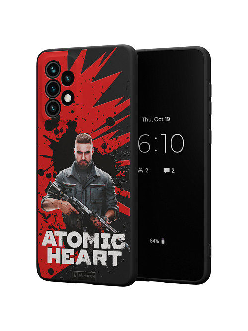 Силиконовый чехол для Samsung Galaxy A33 (5G) "Atomic Heart: Майор Нечаев"