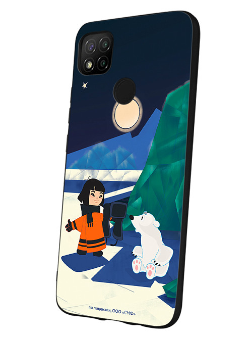 Силиконовый чехол для Xiaomi Redmi 9C "Умка: Знакомство с мальчиком"