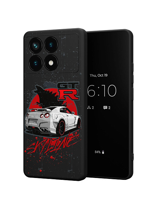 Силиконовый чехол для Poco X6 Pro (5G) "Nissan SKYLINE GTR"