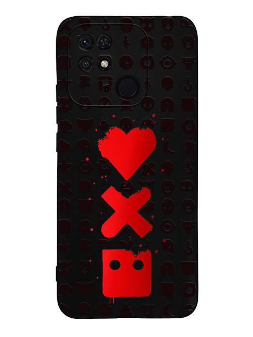 Силиконовый чехол для Xiaomi Redmi 10C/POCO C40 Love Death Robots