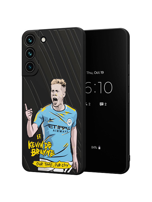 Силиконовый чехол для Samsung Galaxy S22+ (5G) "NOVEL: Kevin de Bruyne"