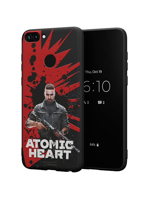 Силиконовый чехол для Huawei P Smart (2018) "Atomic Heart: Майор Нечаев"