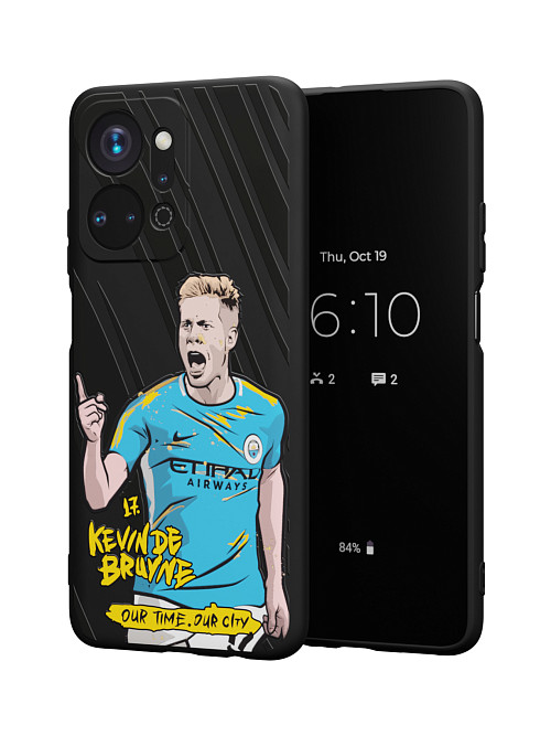 Силиконовый чехол для Honor X7a "NOVEL: Kevin de Bruyne"