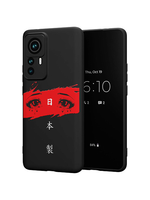 Силиконовый чехол для Xiaomi 12T "Грустные глаза"