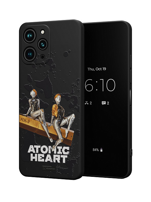 Силиконовый чехол для Xiaomi Redmi 12 "Atomic Heart: Боевые близняшки"