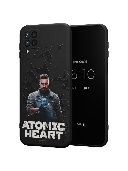 Силиконовый чехол для Samsung Galaxy A22 (4G) "Atomic Heart: Товарищ Нечаев"