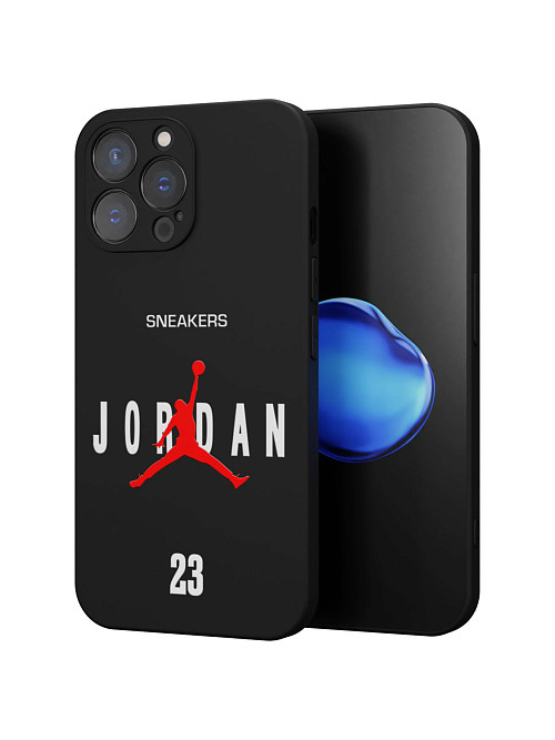 Силиконовый чехол для Apple iPhone 13 Pro Max "NOVEL: Джордан 23"