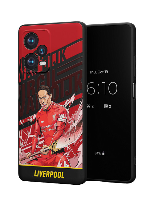 Силиконовый чехол для Xiaomi Redmi Note 12 Pro+ (5G) "NOVEL: Liverpool"