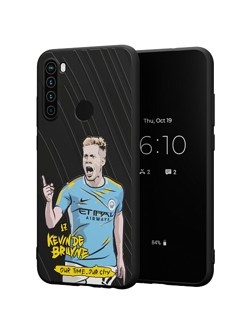 Силиконовый чехол для Xiaomi Redmi Note 8T "NOVEL: Kevin de Bruyne"