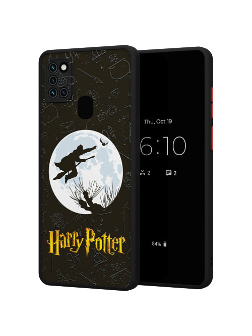 Противоударный чехол для Samsung Galaxy A21s "NOVEL: Гарри Поттер. На фоне Луны"