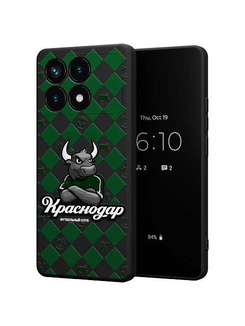 Силиконовый чехол для Poco X6 Pro (5G) "Краснодар: Маскот клуба"