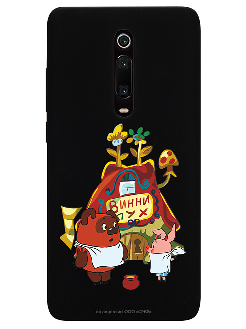 Силиконовый чехол для Xiaomi Redmi K20 "Винни-Пух: Дом Медвежонка"