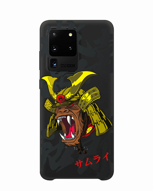 Силиконовый чехол для Samsung Galaxy S20 Ultra Samurai Kong