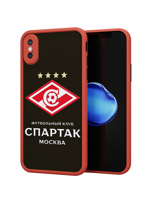 Противоударный чехол для Apple iPhone Xs Max "ФК Спартак"