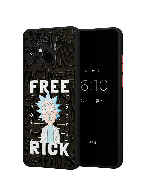 Противоударный чехол для Xiaomi Redmi 10C "NOVEL: Free Rick"