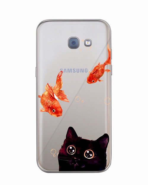 Силиконовый чехол для Samsung Galaxy A5 (2017) Усатый наблюдатель Силиконовый чехол для Samsung Galaxy A5 (2017) Усатый наблюдатель