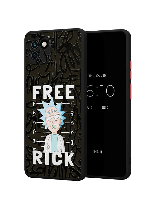 Противоударный чехол для Samsung Galaxy A03 "NOVEL: Free Rick"