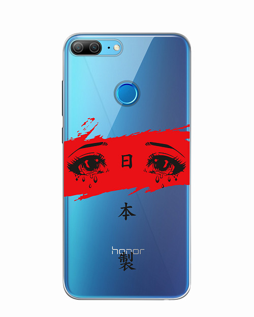 Силиконовый чехол для Honor 9 Lite Грустные глаза аниме