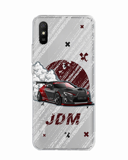 Силиконовый чехол для Xiaomi Redmi 9A JDM машина