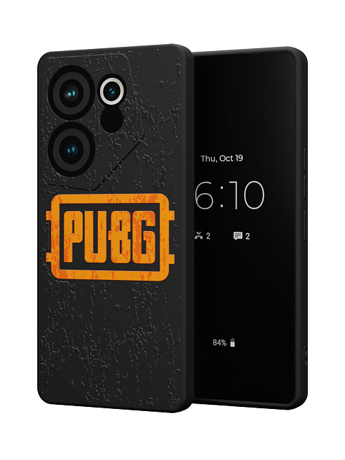 Силиконовый чехол для Tecno Camon 20 premier "NOVEL: PUBG"