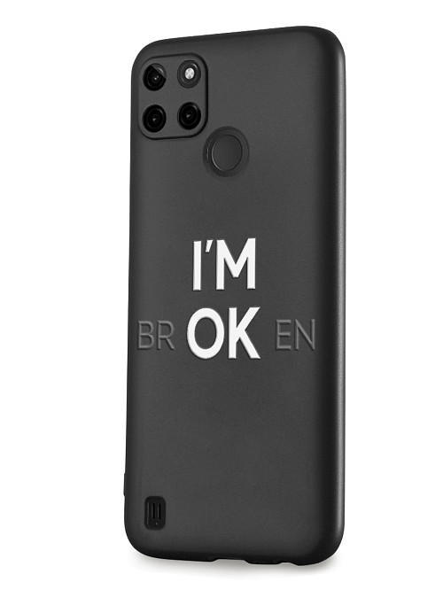 Силиконовый чехол для realme C21Y/C25Y I’m OK