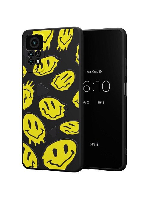 Силиконовый чехол для Xiaomi Redmi Note 12 Pro (4G) "Smile"