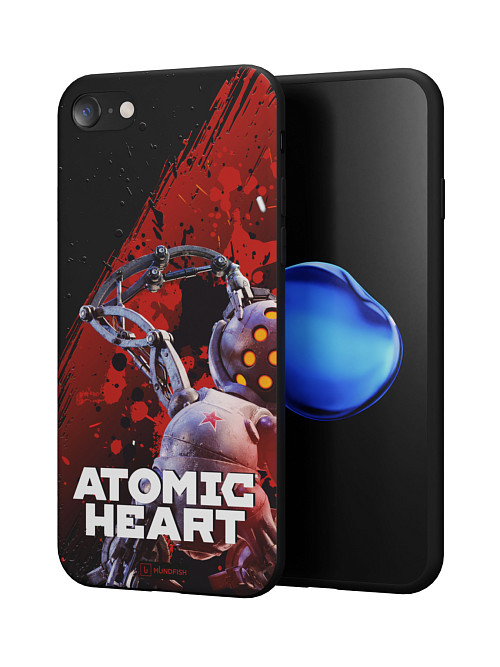 Силиконовый чехол для Apple iPhone 8 "Atomic Heart: Беляш (МА-9)"