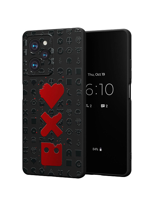 Силиконовый чехол для Poco X5 Pro (5G) "Love Death Robots"