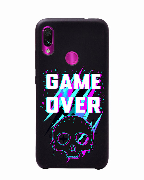 Силиконовый чехол для Xiaomi Redmi Note 7/Redmi Note 7 Pro Game over