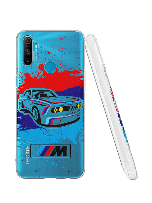 Силиконовый чехол для Realme C3 "BMW"